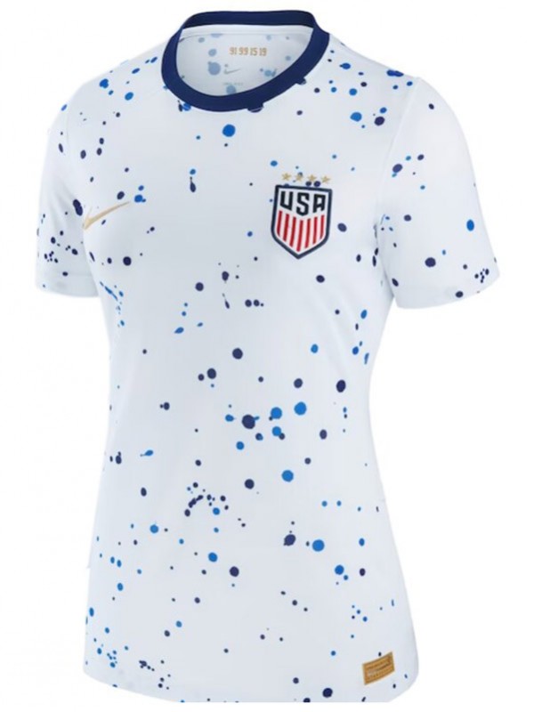 USA maglia da casa femminile maglia da calcio sportiva per la prima divisa da calcio da donna degli Stati Uniti 2023